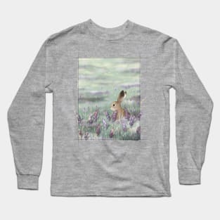 Hare in Heather Long Sleeve T-Shirt